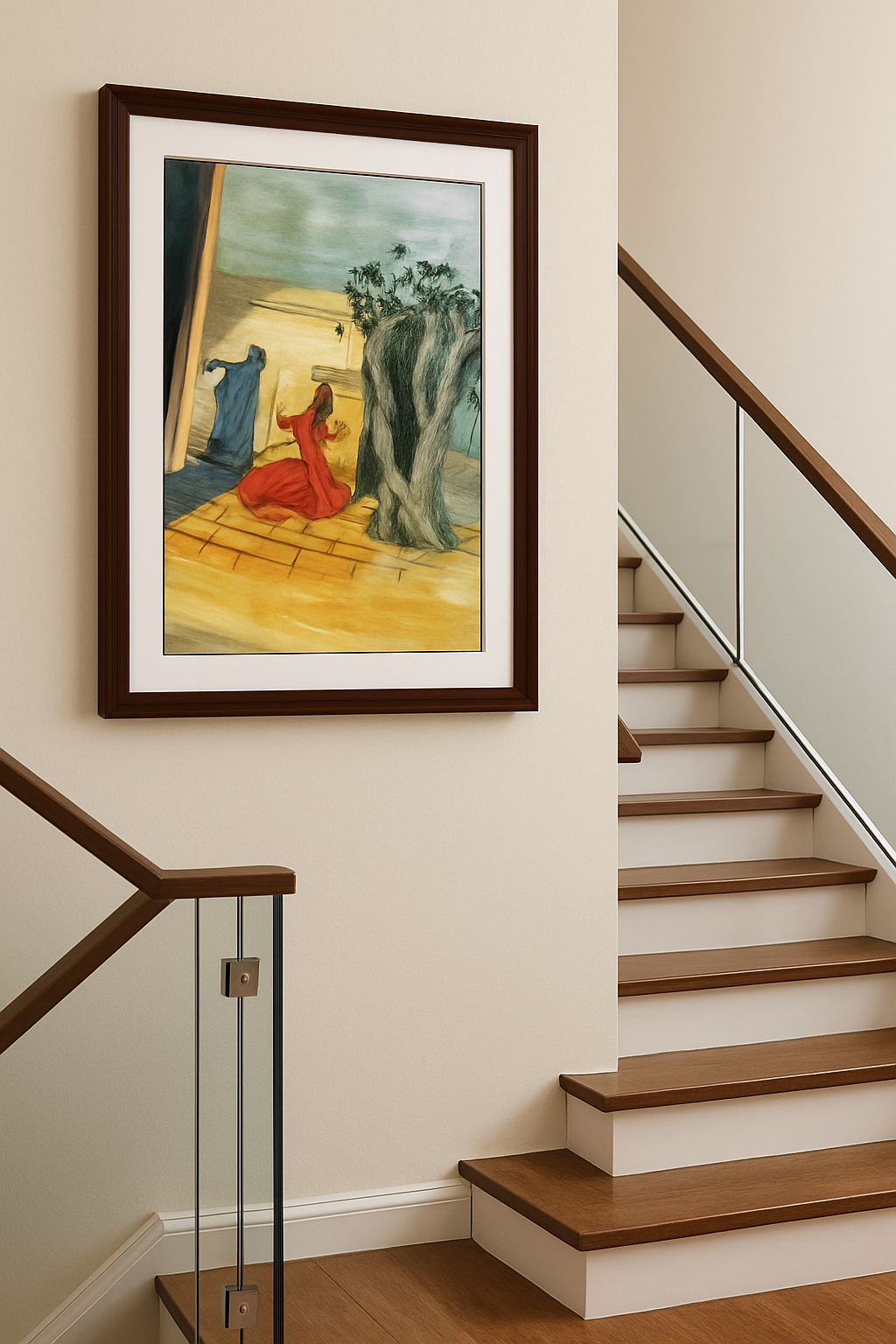 "Whispers of Time" – Handmade Mystical Wall Art