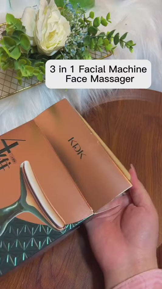 3 in 1 Anti-Wrinkles Face Neck Eyes Massager